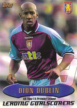 Dion Dublin Aston Villa 2003 Topps Premier Gold All/Time Record #AT14